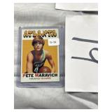 Pete Maravich basketball card Atlanta 71ï¿½72