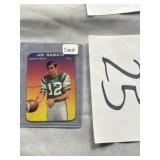 Joe Namath football card QB Jets