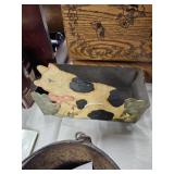 Metal Pig Decor