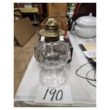 Vintage Clear Oil Lamp