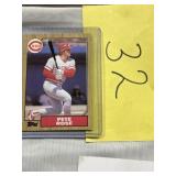 Pete Rose baseball card the Reds