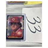 Pete Rose baseball card, Reds manager