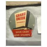 Grand Union supermarket advertising piece