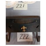 Vintage metal mailbox