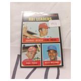 1971 Topps Johnny Bench, Perez, Williams - 1970