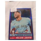 2025 Topps Heritage George Springer 65/150 Card