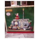 Lemax Starbucks Christmas Village and Starbucks