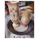 Pottery Vases and Bowl Hull and Regal Ware