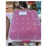 Sterilite Christmas ornament storage