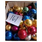 Vintage Christmas Ornament Lot Different Colors