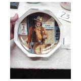 John Wayne Plate Franklin Mint