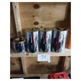 Kromex 4 PC Canister Set