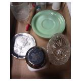 Miscellaneous box Lot, glass and more Welchs
