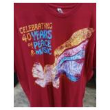 Woodstock 40 Years Celebration Tee Sz 2xl