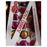 Jumbo Box of Coby Glass Christmas Tree Ornaments
