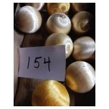 Vintage Christmas Ornament Lot Yellow