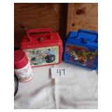 Disney Duck tales and Hercules lunch boxes with