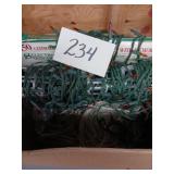 Lot of Christmas lights and light up trees