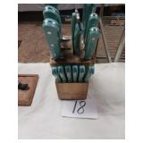 The Pioneer Woman Knife Set 13 PC set & holder