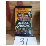 Abbott and Costello Africa Screams VHS