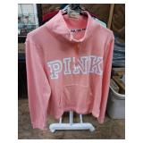 Victoria Secret Pink Fleece Pullover Sz Medium
