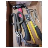 Hand tool box lot wrenches and more
