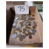 Foreign coin and token lot