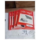 1970s Cars & parts magazines lot of 10