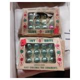 Shiny Brite Glass Ornaments 2 Packs
