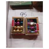 Shiny Brite Multi Color Ornaments 2 sets