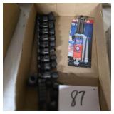 Swivel impact socket set plus loctite