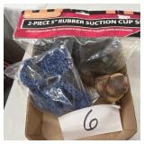 Box lot suction cups, sanding and more