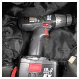 Craftsman 19.2v Drill with charger and bag