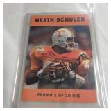 Heath Shuler Promo Card 1 of 10,000