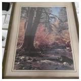 Framed picture of a river
