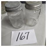 2 Jumbo peanut butter jars