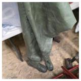 Waders with boots size 12