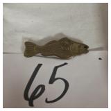 Very cool brass fish shaped pocket knife