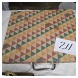 Vintage storage drawer box case with handle