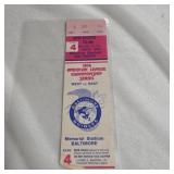1974 ALCS Game 4 Baltimore Orioles Ticket