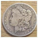 1885-O Morgan Silver Dollar
