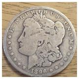 1896-O Morgan Silver Dollar