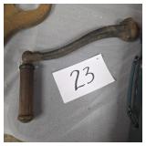 Cast iron vintage handle stove