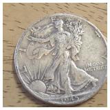 1945-P walking half dollar