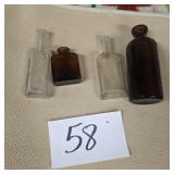 Vintage bottles medicine various