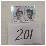 Mike Schmidt, Eddie Murray 1982 topps
