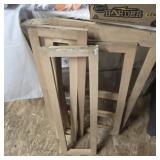 Lot of frames wooden