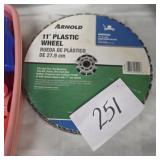 Arnold plastic wheel 11" universal toro Troy bilt