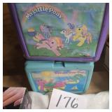 Vintage lunch boxes Barney and my little pony