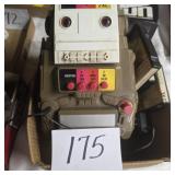 Vintage 1970s Mego talking robot with tapes